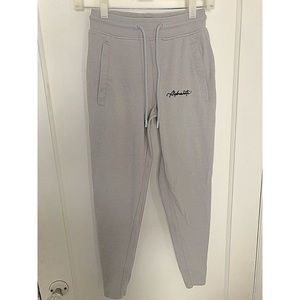 LIGHT GREY ALPHALETE JOGGER
